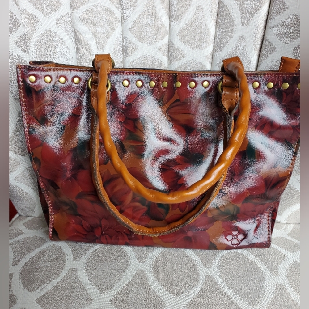 Patricia Nash Zancona English Rustic Mums Tote